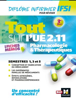 cover image of Tout sur Pharmacologie et Thérapeutiques UE 2.11--Infirmier en IFSI--DEI--Révision--3e édition